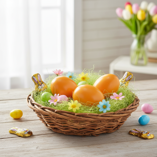 Prodotto Uova di Pasqua, vere uova di gallina, perfette per lavoretti creativi fai da te e creazioni pasquali, 5 cm, 10 pezzi