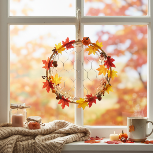 Prodotto Anelli decorativi in rafia di metallo, Ø20cm, 4 pezzi, decorazione da parete boho, decorazione da finestra