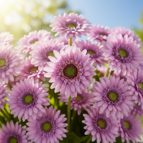 Prodotto Fiori Artificiali Gerbera Giardino Fiori Artificiali Viola 47cm