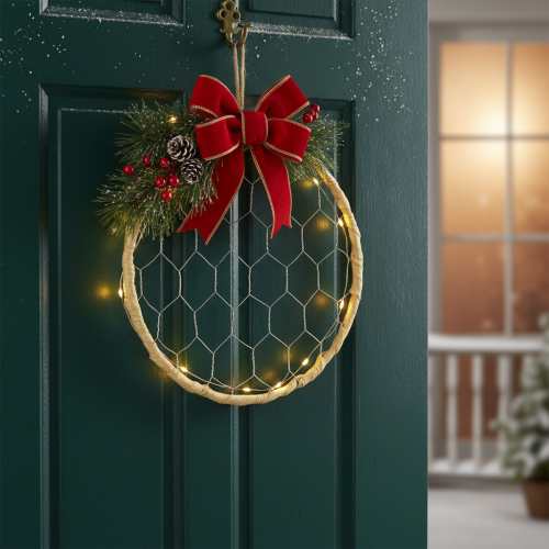 Prodotto Anelli decorativi in rafia di metallo, Ø20cm, 4 pezzi, decorazione da parete boho, decorazione da finestra