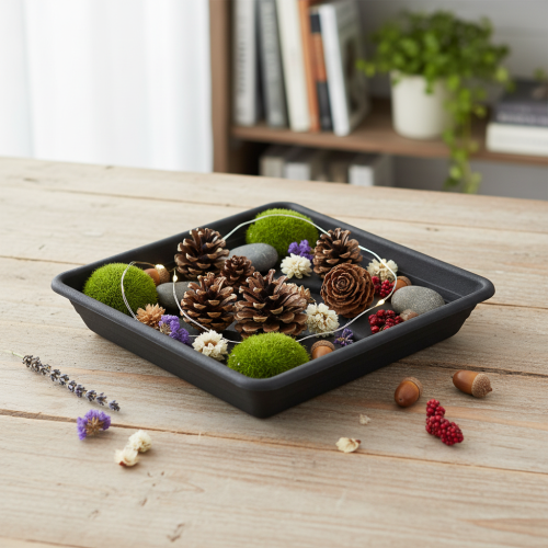 Prodotto Sottobicchiere Lara quadrato 20 cm x 20 cm antracite 1 pz