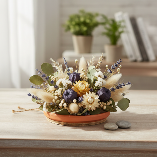 Prodotto Sottobicchiere in ceramica, ciotola decorativa in terracotta Ø7,5cm