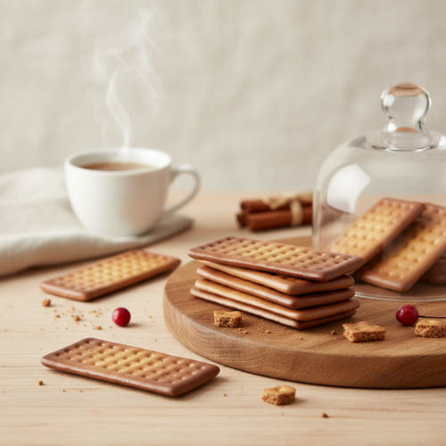 Prodotto Biscotti decorativi, cibo artificiale, 24 pezzi, 9x4 cm, decorazione da tavolo, decorazione per vetrine, decorazione per eventi, accessori per foto