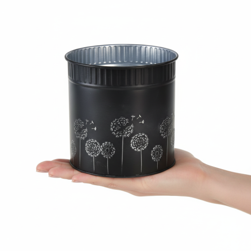 Prodotto Vaso per fiori di tarassaco, nero, Ø15,5cm H15,5cm