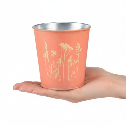 Prodotto Vaso da fiori per albicocchi in metallo Ø11,5cm H11,5cm