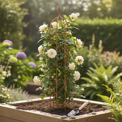 Prodotto Traliccio da giardino, supporto per piante rampicanti come rose e altre piante, ideale per il design del giardino, 108 cm, set da 2.