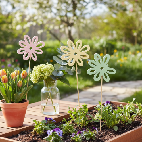 Prodotto Fioriere decorative per abbellire fioriere e vasi in primavera (16 pezzi)