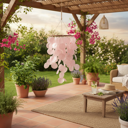 Campanelli a vento decorativi da appendere per soggiorno e giardino, 70 cm | Floristik24.it
