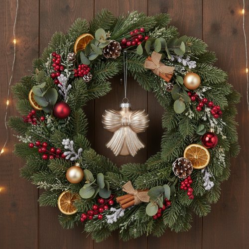 Decorazioni natalizie in vetro, fiocco per appenderle, 10 cm, 2 pezzi | Floristik24.it