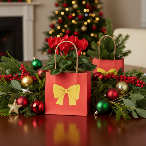 Prodotto Carta per sacchetti regalo con motivo a nastro, 12 cm, 8 pezzi