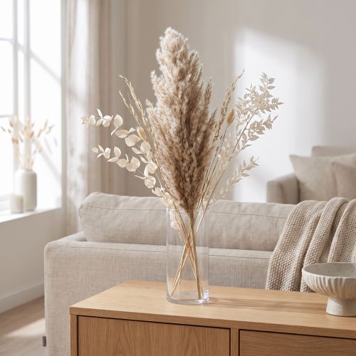 Decorazione essiccata di erba