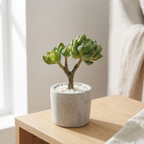 Prodotto Succulente Echeveria artificiale Verde H15cm