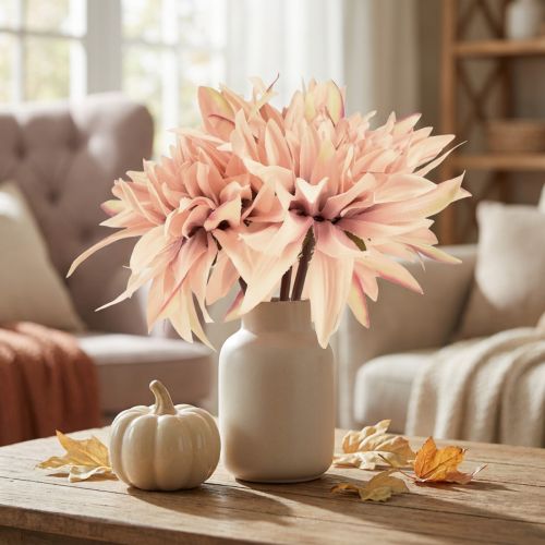 Prodotto Dalia fiori artificiali fiore rosa Ø15cm L28cm 3 pz