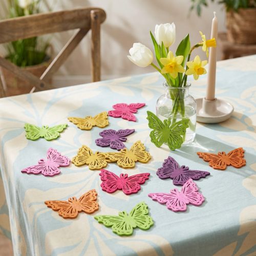 Decorazione sparsa farfalla decorazione tavolo in legno primavera 4×3 cm 72 pz | Floristik24.it