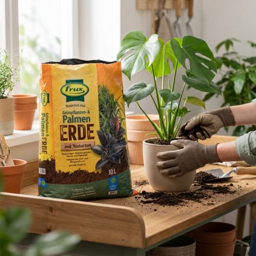 Frux Green Terriccio per piante e palme con fertilizzante a lento rilascio 10 l | Floristik24.it