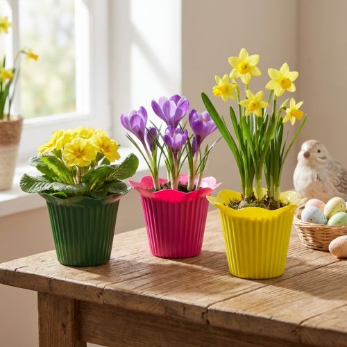 Vaso per fiori in plastica Ø10,5 cm 25 pz | Floristik24.it