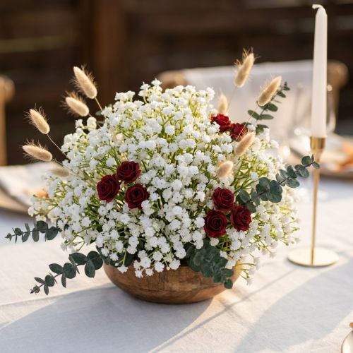 Gypsophila bianca artificiale L30cm 12pz | Floristik24.it