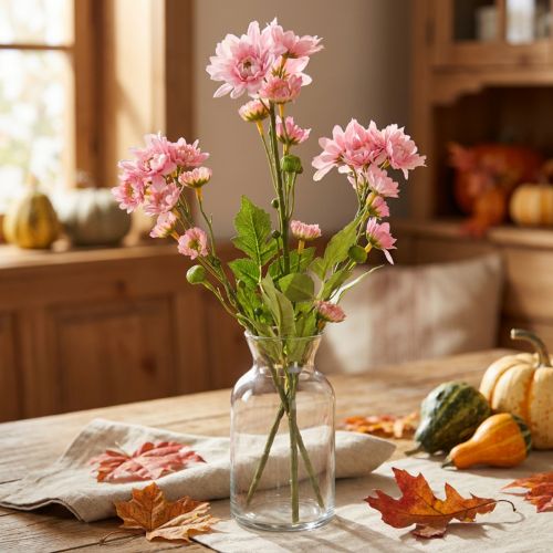 Fiori artificiali Astri artificiali Fiori di seta Rosa 80 cm | Floristik24.it