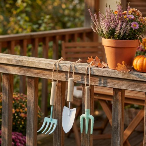 Appendino decorativo attrezzo da giardino deco vintage balcone 12,5 cm 3 pezzi | Floristik24.it