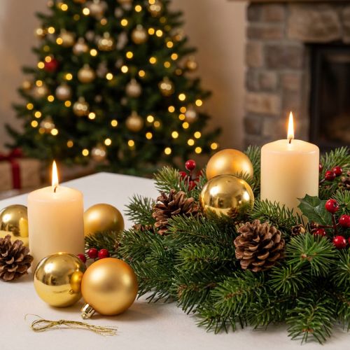 Palline di Natale in plastica oro 6 cm 12 pz | Floristik24.it