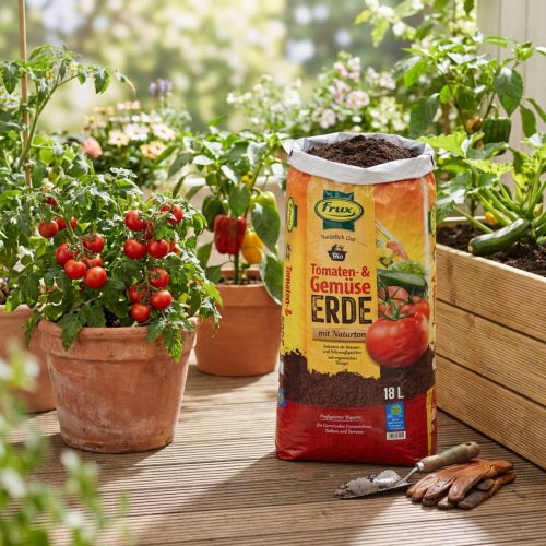 Terriccio per pomodori e ortaggi Frux, 18 l | Floristik24.it