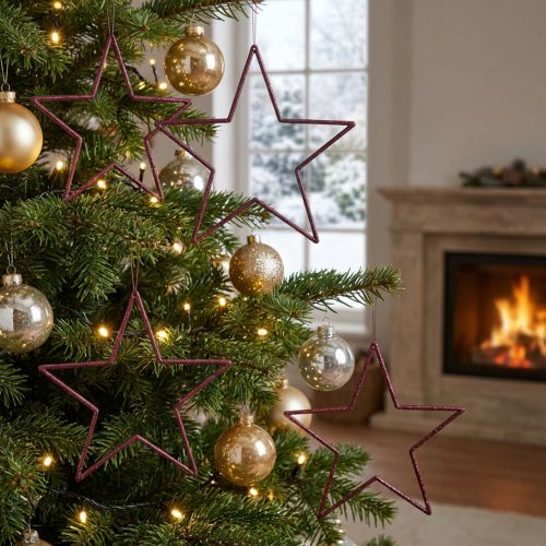 Grandi stelle decorative da