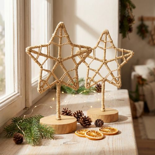 Decorazione stella supporto in