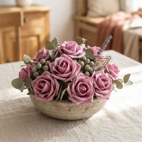 Prodotto Rosa in schiuma Ø4,5 cm Erika 36 pz