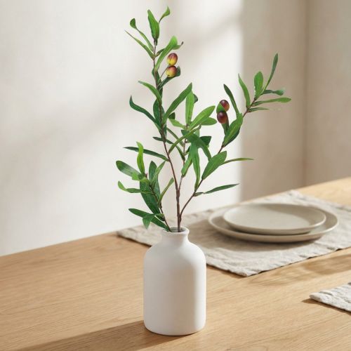 Ramo d'ulivo ramo decorativo d'ulivo artificiale 45 cm | Floristik24.it