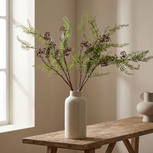 Rami decorativi ramo di pepe artificiale con bacche 90 cm 2 pezzi | Floristik24.it