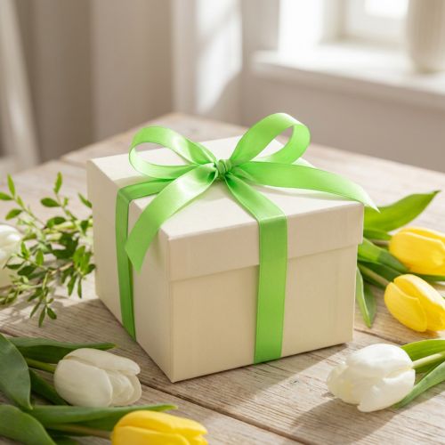 Nastro regalo verde chiaro 8