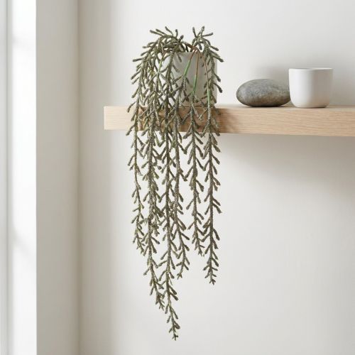 Viticcio succulento pendente verde, bronzo metallizzato 114 cm | Floristik24.it