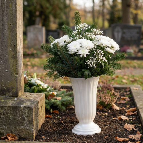 Vaso Lilia in madreperla Ø23cm 1 pz | Floristik24.it