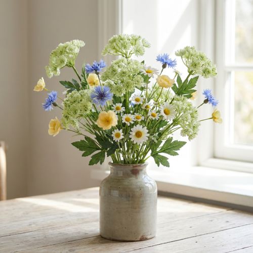 Aneto artificiale bianco 49 cm 6 pz | Floristik24.it