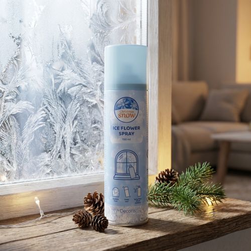 Spray decorativo Ice Flower per finestre e decorazioni invernali su vetro 150 ml | Floristik24.it