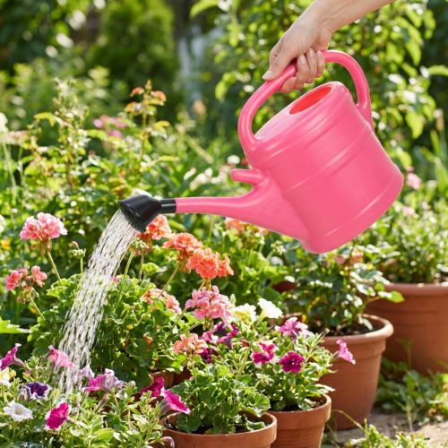 Annaffiatoio rosa da 10 litri