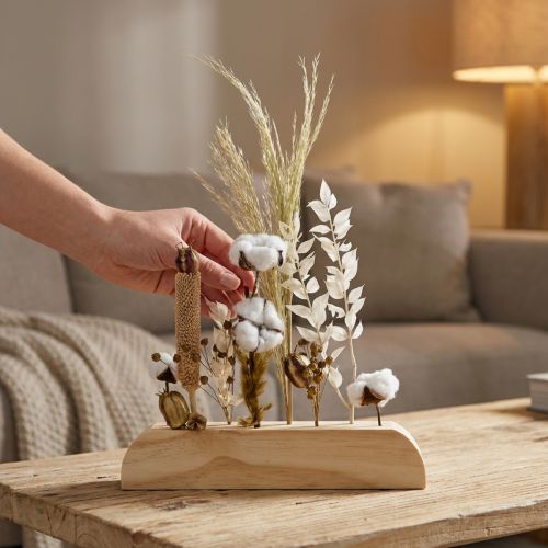 Barra per fiori secchi Barra per fiori secchi in legno 25cm | Floristik24.it