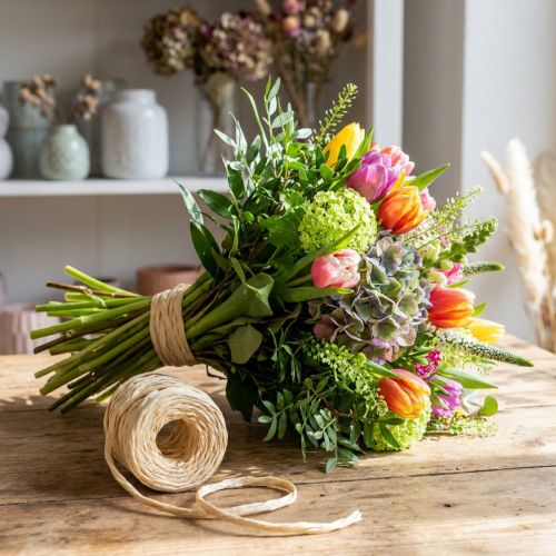 Cordoncino di carta 6mm 23m naturale | Floristik24.it