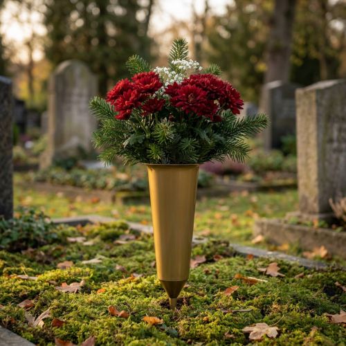 Vaso tombale oro 33 cm | Floristik24.it