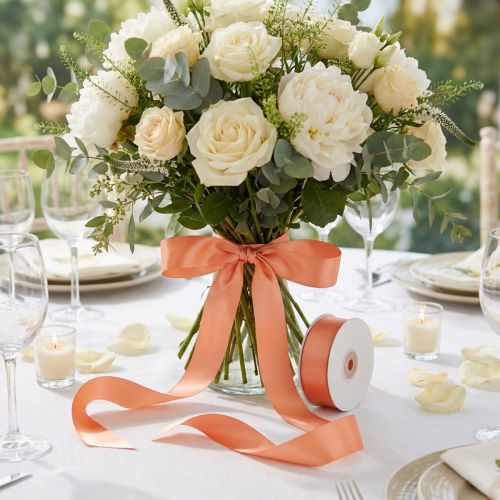 Nastro regalo e decorativo 40 mm x 50 m albicocca | Floristik24.it