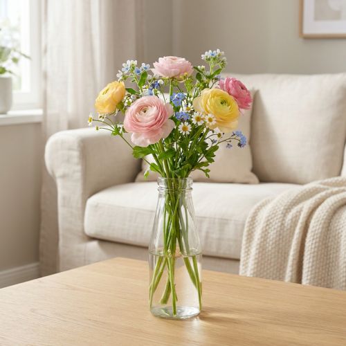 Decorazione bottiglie bottiglia di vetro vaso bottiglia vetro Ø8cm 22cm | Floristik24.it