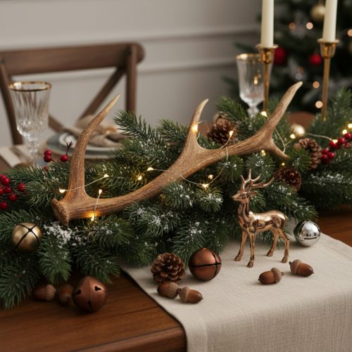 Corna artificiali decorative, decorazione rustica per baita, 50 cm | Floristik24.it