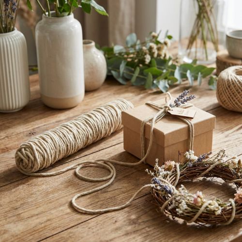 Stoppino filo di lana cordone di feltro cordone di feltro beige L55cm | Floristik24.it