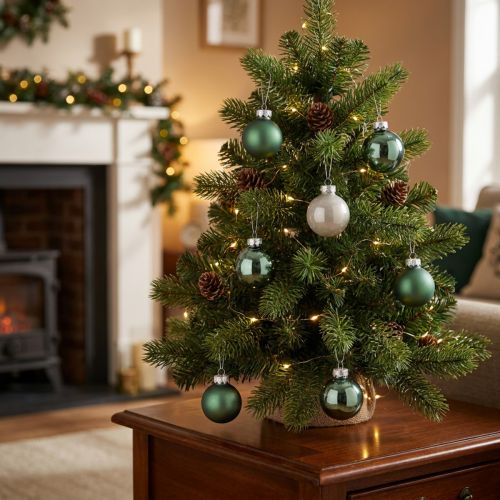 Mini palline di Natale vetro