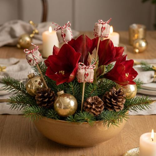 Spina per fiori Decorazione confezione regalo natalizia 2,5 cm 15 pz | Floristik24.it