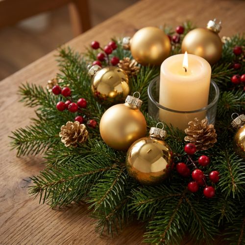 Mini palline di Natale in vetro oro opaco lucido Ø3cm 22 pz | Floristik24.it