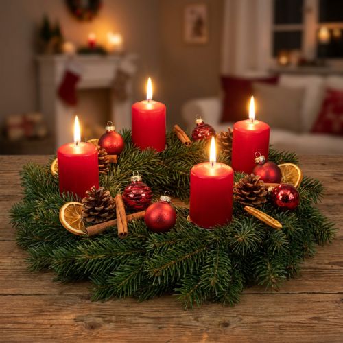 Mini palline di Natale rosse in vero vetro Ø3cm 9 pz | Floristik24.it