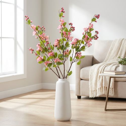 Ramo artificiale di ciliegio in fiore, accenti primaverili per la casa, 125 cm | Floristik24.it