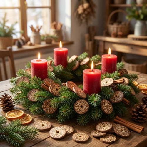 Fette di legno, frutti di albero decorativi, naturali, fai da te, FSC, 1-3,5 cm, 300 g | Floristik24.it
