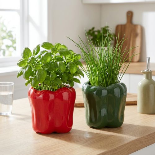 Fioriera in ceramica